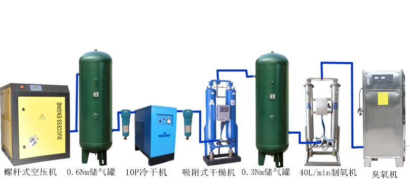 300克臭氧發(fā)生器 廣加環(huán)氧氣源300克臭氧發(fā)生器